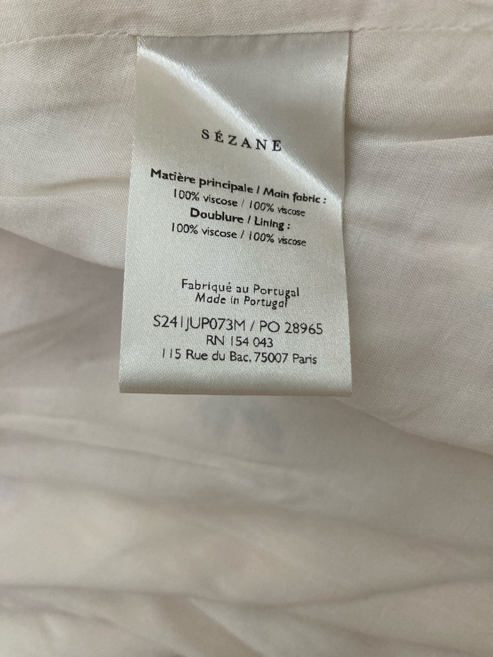 NWT Sezane Tabata Calvi Print 10 - Picture 7 of 10
